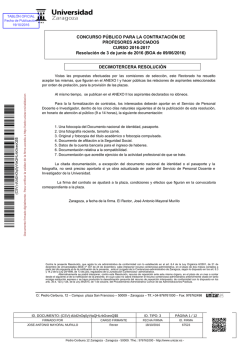 CONCURSO P&Uacute;BLICO PARA LA CONTRATACI&Oacute;N DE