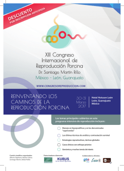 descuento - Congreso Reproducci&oacute;n Porcina