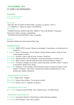 ACTIVIDADES NOVIEMBRE 2016 JOS&Eacute; LUIS MOSQUERA10 KB 2