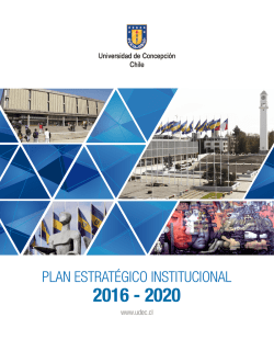 plan estrat&eacute;gico institucional