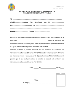 AUTORIZACION DE DESCUENTO A TRAVES DE LA