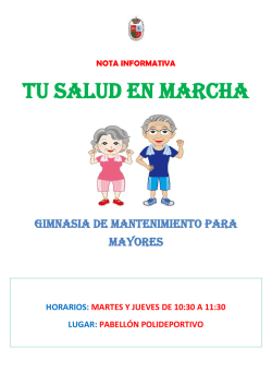 TU SALUD EN MARCHA