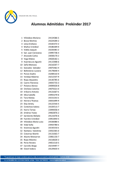 Prekinder - Colegio Sol del Valle