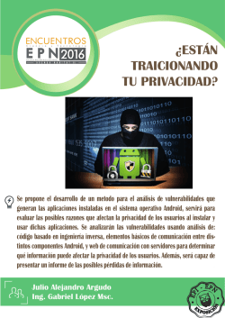 40. Est&aacute;n traicionando tu privacidad
