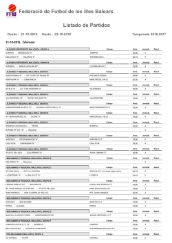 enlace horarios - Sports de ca Nostra