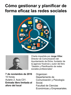 Presentaci&oacute;n de PowerPoint - Departamento de Comunicaci&oacute;n y