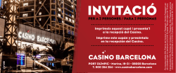 invitaci&oacute; - Casino Barcelona