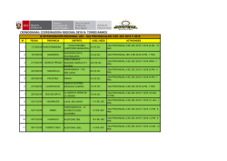 cronograma: coordinadora regional deysi n. torres