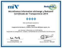 Certificado de Transparencia