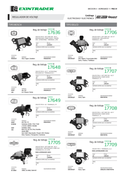 Agregado 11 Regulador de Voltaje / Plaquetas