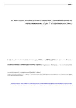 Holt spanish 1 cuaderno de actividades vocabulario 2 gramatica 2