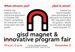 10 a.m.-2 p.m. November 5 What attracts you? &iquest;Qu&eacute; le atrae?