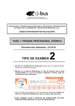 tipo de examen 2 - Donostia