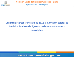 Aportaciones Estatales a Municipios