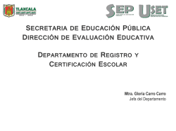 Diapositiva 1 - Direcci&oacute;n de Evaluaci&oacute;n Educativa