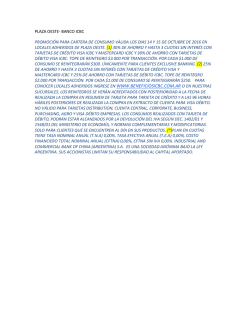 Bases y Condiciones Promo Banco ICBC
