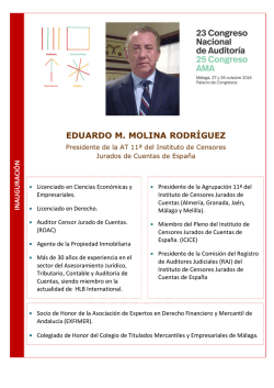 Eduardo Molina - Instituto de Censores Jurados de Cuentas de