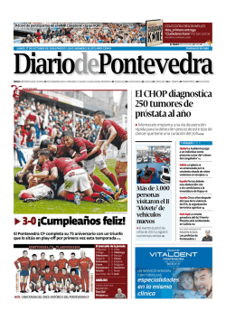 la portada de hoy - Diario de pontevedra