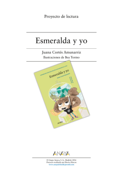 Esmeralda y yo - Anaya Infantil y Juvenil