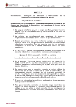 Publicaci&oacute;n n&uacute;mero 8697 del BORM n&uacute;mero 250 de 27