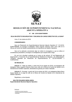 r.s.n.a.o n&deg; 046