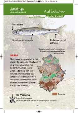 Jarabugo - Pesca y rios extremadura