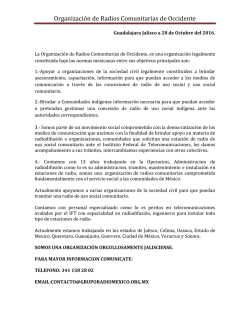 Organizaci&oacute;n de Radios Comunitarias de Occidente