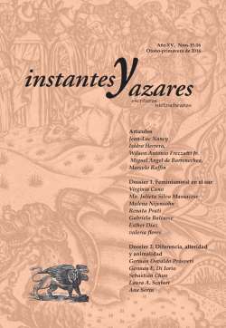 Descargar PDF - Instantes y Azares