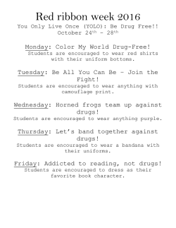 Red ribbon week 2016
