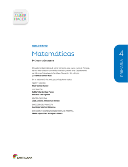 Matem&aacute;ticas - Santillana