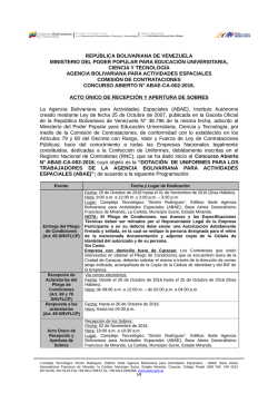 Leer m&aacute;s - Agencia Bolivariana para Actividades Espaciales