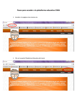 Manual de acceso - CIMA