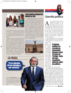 Querida pol&iacute;tica