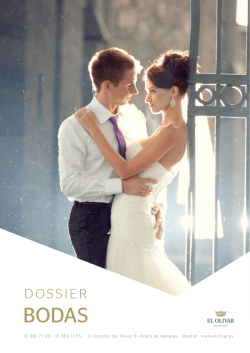 Men&uacute; Boda - El Olivar