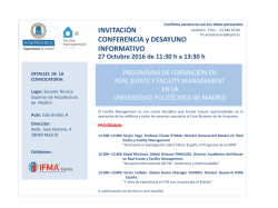 Presentaci&oacute;n de PowerPoint - Facility Management