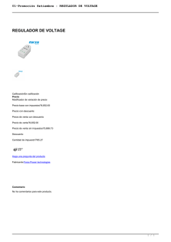 01-Promoci&oacute;n Setiembre : REGULADOR DE VOLTAGE