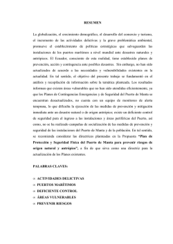 RESUMEN La globalizaci&oacute;n, el crecimiento demogr&aacute;fico, el