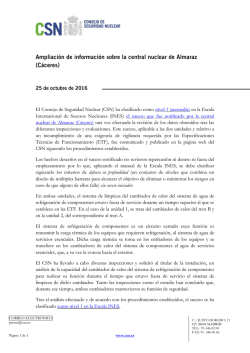 (CSN) ha clasificado como nivel 1