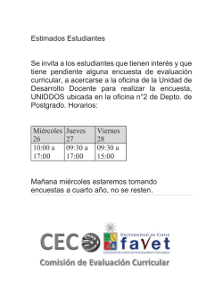 Estimados Estudiantes Se invita a los estudiantes que tienen inter&eacute;s