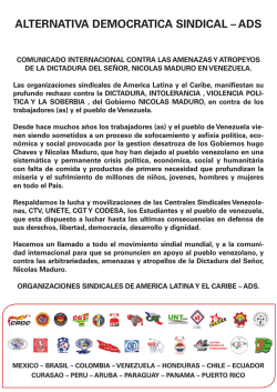 ALTERNATIVA DEMOCRATICA SINDICAL &ndash; ADS