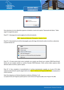 SOLUCION ERROR 6 DESBORDAMIENTO