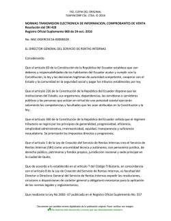 NORMAS TRANSMISION ELECTRONICA DE