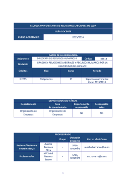 GU&Iacute;A DOCENTE - DIRECCI&Oacute;N DE RECURSOS HUMANOS I