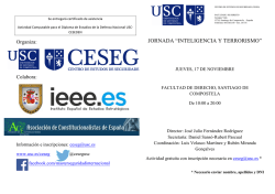 jornada &ldquo;inteligencia y terrorismo&rdquo;