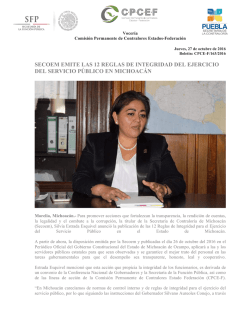 secoem emite las 12 reglas de integridad del ejercicio del - CPCE-F