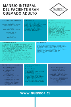 MANEJO INTEGRAL DEL PACIENTE GRAN QUEMADO ADULTO