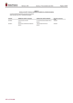 Publicaci&oacute;n n&uacute;mero 8696 del BORM n&uacute;mero 250 de 27