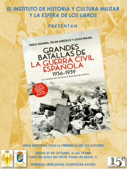 Cartel de la presentaci&oacute;n