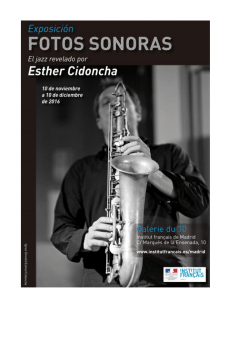 Exposici&oacute;n: Fotos sonoras, el jazz revelado por Esther