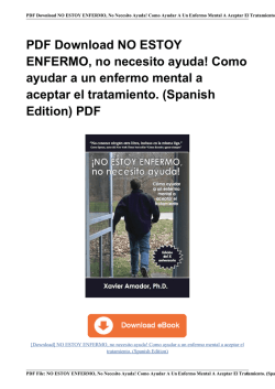 PDF NO ESTOY ENFERMO, no necesito ayuda! Como